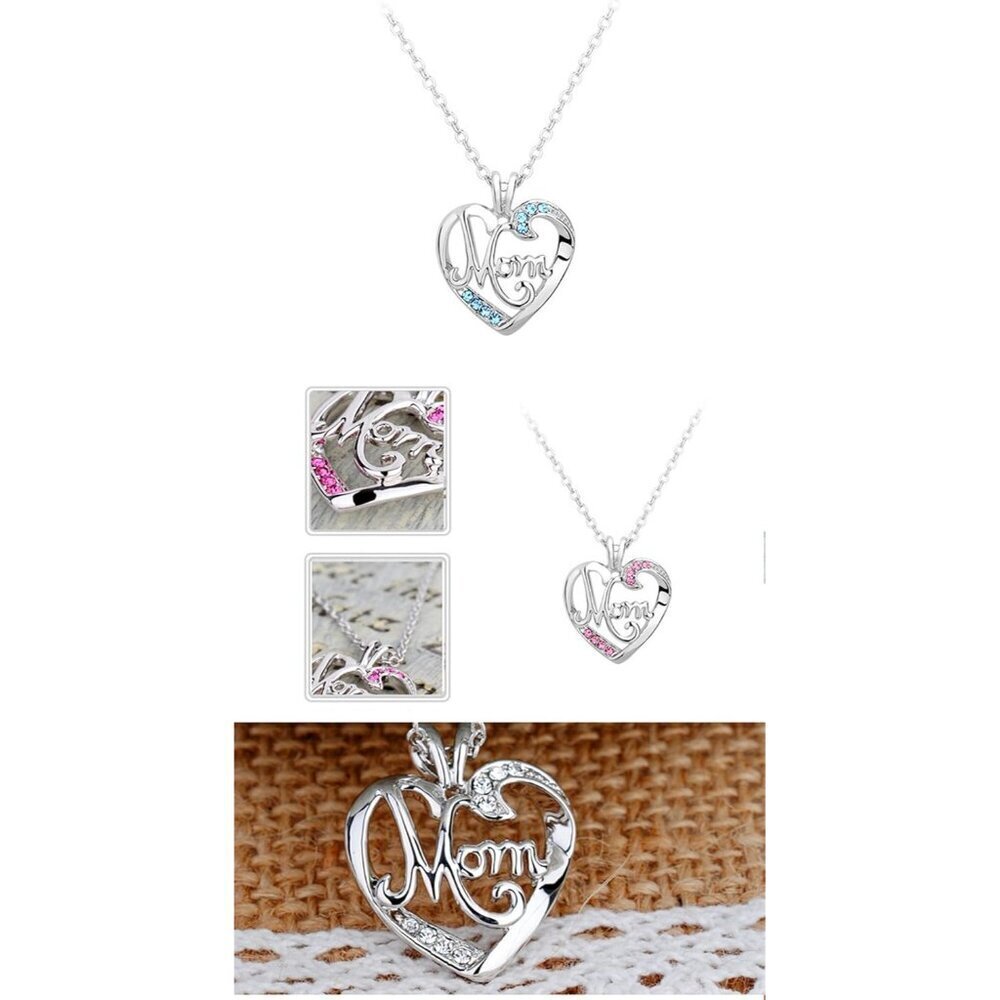Christmas Gifts For Women, New Mom Birthday Gifts Mothers Day Pendant Necklace R View 2